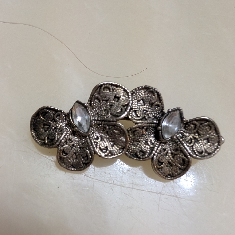 Vintage Butterfly Hair Barrette